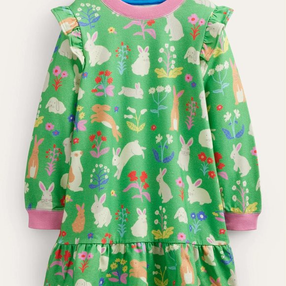 NWT Mini Boden Cosy Sweat Dress